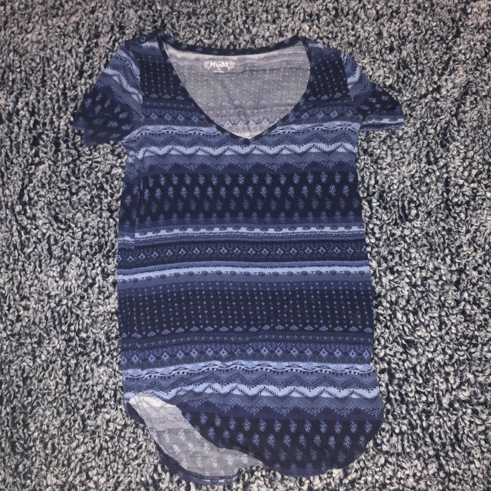 Blue printed Mudd T-Shirt